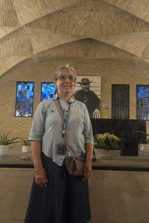 "Es indescriptible presenciar tanta destrucción". La Hna. Cristina Ángel Castro, presidenta de la seccional Pereira de la Conferencia de Religiosos de Colombia (CRC) y delegada episcopal para la Vida Consagrada de esta jurisdicción, relata cómo vivió el terremoto en el centro de Pereira el 10 de agosto de 2026. (Foto: cortesía Cristina Ángel Castro)