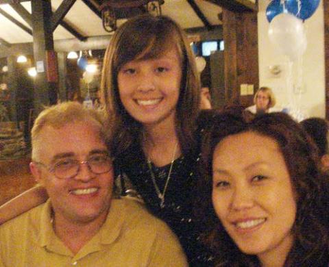 I am in sixth grade in this photo with my umma and dad. I was blessed to be raised by two loving parents who kept me positive and told me I could achieve anything. (Courtesy of Celina Kim Chapman) I am in sixth grade in this photo with my umma and dad. I was blessed to be raised by two loving parents who kept me positive and told me I could achieve anything. (Courtesy of Celina Kim Chapman)