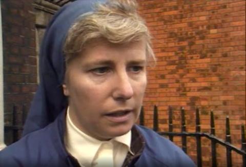 In a video from RTÉ Archives, Loreto Sr. Patricia Murray speaks about the June 1986 fire at Loreto Convent in Dublin that killed six Loreto sisters. (GSR screenshot/RTÉ Archives)