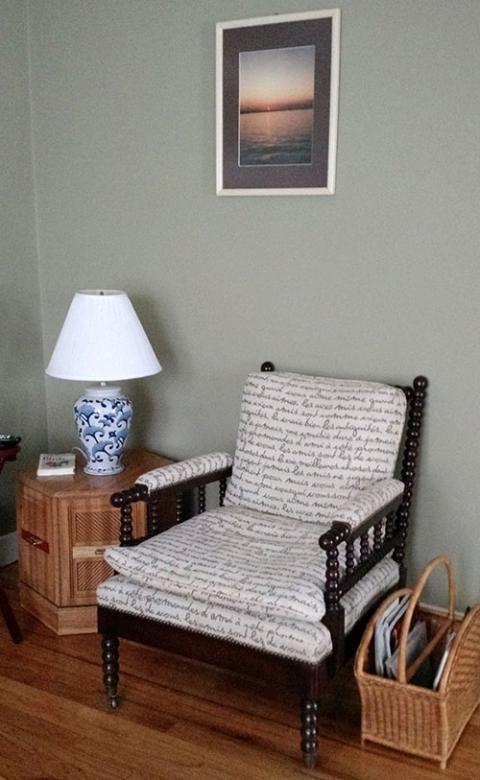 A nook in the living room of the Bakhita House where the sisters and women often gathered (Courtesy of Holy Union Sr. Mary Lou Simcoe)