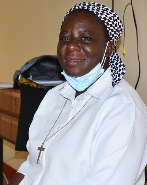 Sr. Beatrice Mwansa of the Daughters of the Redeemer in Lusaka, Zambia (Derrick Silimina)