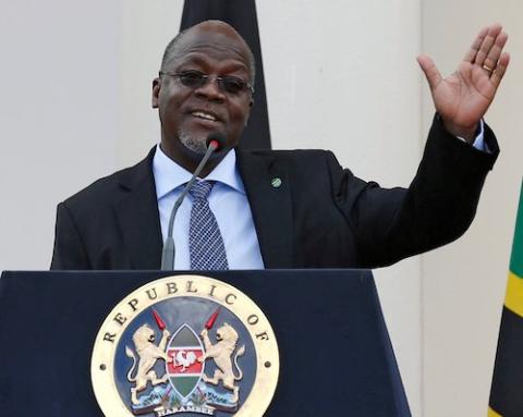 Tanzanian President John Magufuli in 2016 (CNS/Reuters/Thomas Mukoya) Tanzanian President John Magufuli in 2016 (CNS/Reuters/Thomas Mukoya)