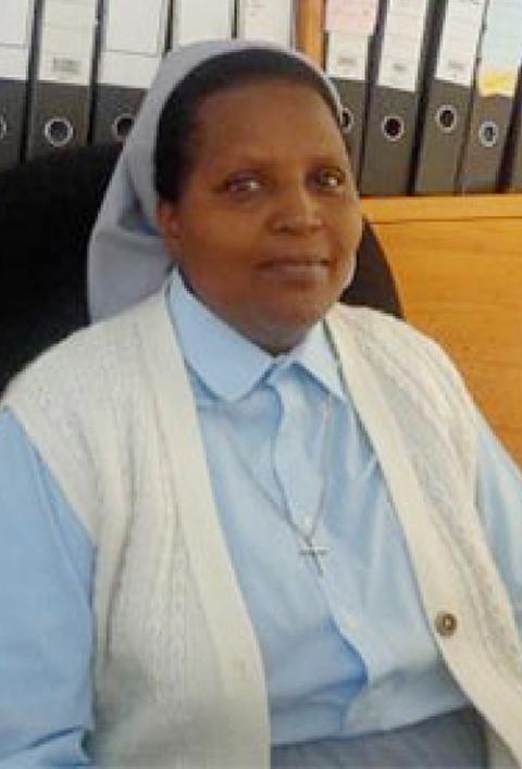 Sr. Christine Uwanyirigira, head teacher of St. Vincent Secondary School in Muhoza, Musanze (Courtesy of St. Vincent Secondary School Muhoza) 