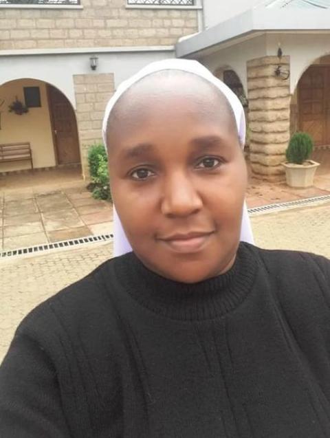 Sr. Veronica Kinyambu of the Assumption Sisters of Nairobi has created a WhatsApp group geared toward reducing teenage pregnancies in Machakos, Kenya. (Provided photo) Sr. Veronica Kinyambu of the Assumption Sisters of Nairobi has created a WhatsApp group geared toward reducing teenage pregnancies in Machakos, Kenya. (Provided photo)