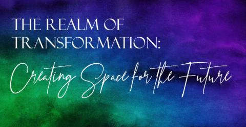 LCWR 2021 Assembly Logo The logo for the 2021 assembly of the Leadership Conference of Women Religious, which this year has the theme "The Realm of Transformation: Creating Space for the Future" (Courtesy of LCWR)