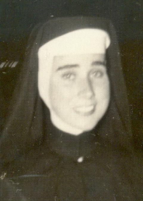 Sr. Mary Flood during her profession of vows as a Sister of St. Dominic of Blauvelt, New York, in June 1966 (Courtesy of Sr. Mary Flood)