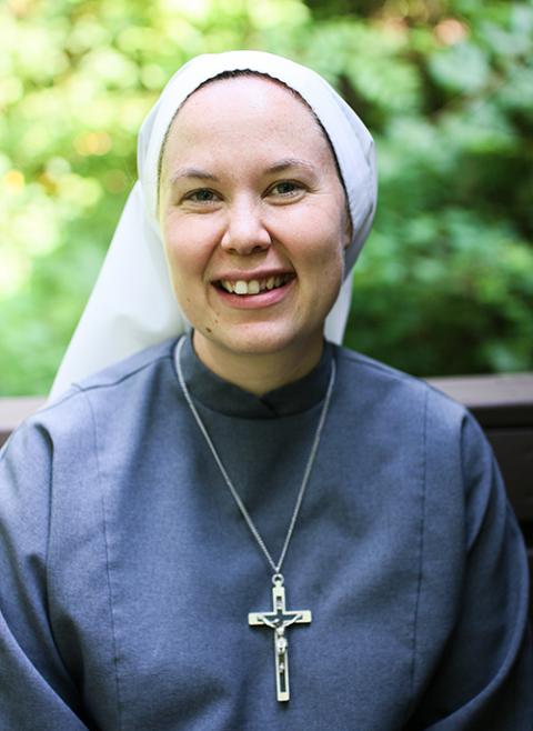 Sr. Mary Gemma Harris of the Franciscan Sisters, Third Order Regular, of Penance of the Sorrowful Mother (Courtesy of the Franciscan Sisters T.O.R./Caroline Fischer) Sr. Mary Gemma Harris of the Franciscan Sisters, Third Order Regular, of Penance of the Sorrowful Mother (Courtesy of the Franciscan Sisters T.O.R./Caroline Fischer)