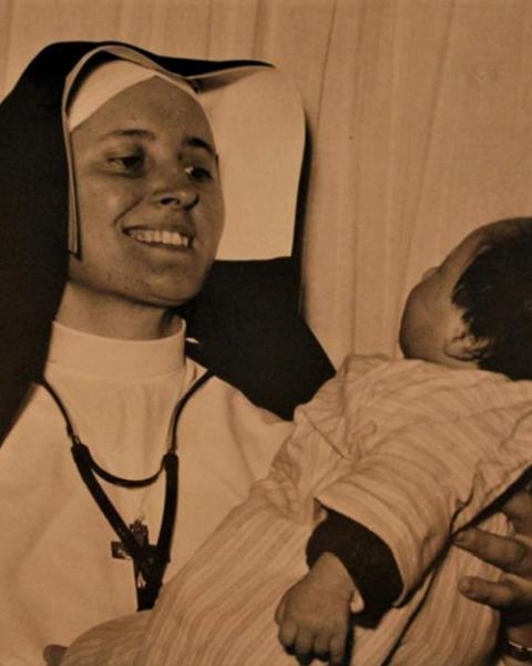 Columban Sr. Mary Aquinas Monaghan (1919-85), the first medical superintendent of Ruttonjee Sanatorium in Hong Kong and one of the first nuns to qualify as a physician in Ireland, in the 1950s. Columban Sr. Mary Aquinas Monaghan (1919-85), the first medical superintendent of Ruttonjee Sanatorium in Hong Kong and one of the first nuns to qualify as a physician in Ireland, in the 1950s.