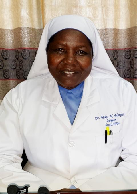 Sr. Mary Margaret Ajiko, surgeon and member of the Little Sisters of Mary Immaculate of Gulu in Uganda (Gerald Matembu) Sr. Mary Margaret Ajiko, surgeon and member of the Little Sisters of Mary Immaculate of Gulu in Uganda (Gerald Matembu)