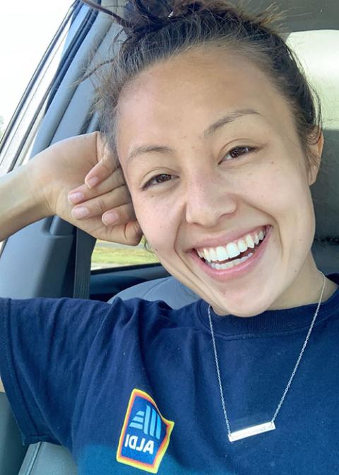 A selfie of me, about to go into work at the grocery store in June 2020 (Provided photo) A selfie of me, about to go into work at the grocery store in June 2020 (Provided photo)