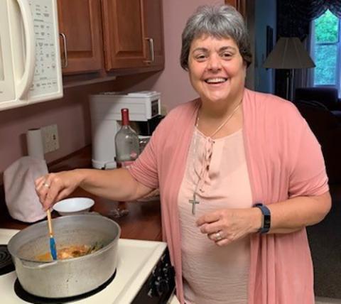 With first-generation Italian immigrant parents, Dominican Sr. Rebecca Ann Gemma has developed a reputation among her friends for being a gifted cook of Italian dishes. (Courtesy of Rebecca Ann Gemma)