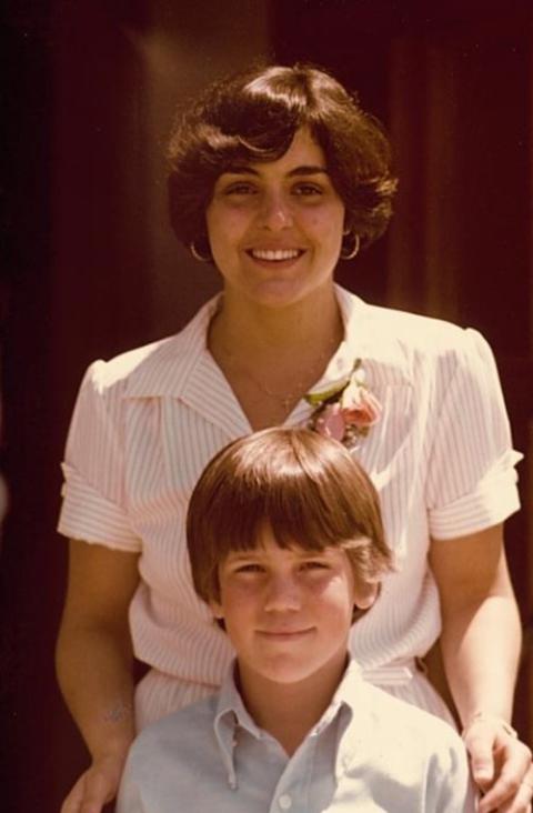 Rebecca Ann Gemma with a student in 1981, right before she entered religious life. "I always said if they had kept me in first grade, I'd probably be there today," Gemma said of teaching as a newly professed sister. "I just loved it."