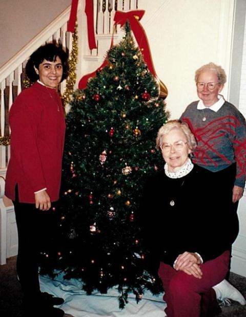 Dominican Sr. Rebecca Ann Gemma celebrates Christmas with her community in 1996. (Courtesy of Rebecca Ann Gemma)