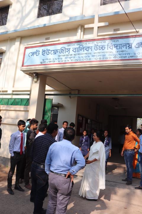 St. Euphrasie's Girls' School and College in Dhaka, Bangladesh, is run by the Congregation of Our Lady of the Missions. (Sumon Corraya)