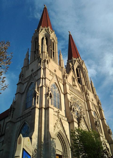 The Cathedral of St. Helena in the Diocese of Helena, Montana (Wikimedia Commons/Lee Zurligen)