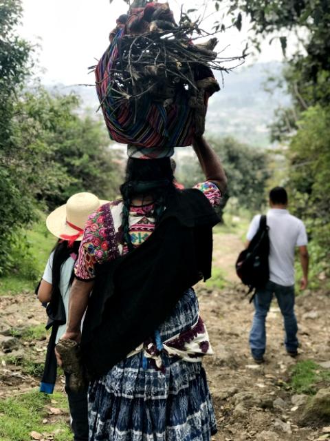 An indigenous woman and her daughter collect firewood to heat their house and cook. (Provided photo) An indigenous woman and her daughter collect firewood to heat their house and cook. (Provided photo)
