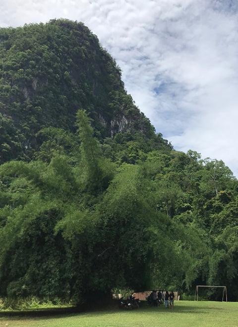 Mountains between Thailand and Myanmar, formerly Burma (Frances Hayes)