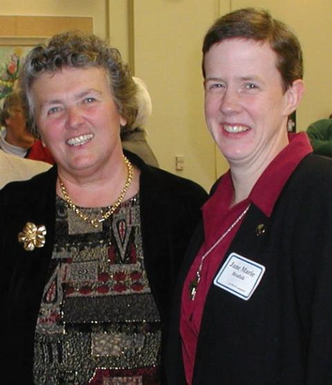 Sr. Joan Chittister, left, with Sr. Jane Marie Bradish in 2006 (Courtesy of the School Sisters of St. Francis) Sr. Joan Chittister, left, with Sr. Jane Marie Bradish in 2006 (Courtesy of the School Sisters of St. Francis)