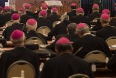 Italian bishops attend a meeting in Rome Nov. 22, 2021. (CNS/Vatican Media)