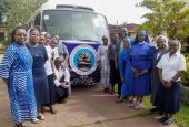 Sisters from different congregations get ready to travel to the Africa Faith and Justice Network-Nigeria advocacy drive in Edo State. (Provided photo)