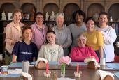 On the last day of our silent retreat at Collier High School in Wickatunk, New Jersey, we ate breakfast together and spoke with the sisters.