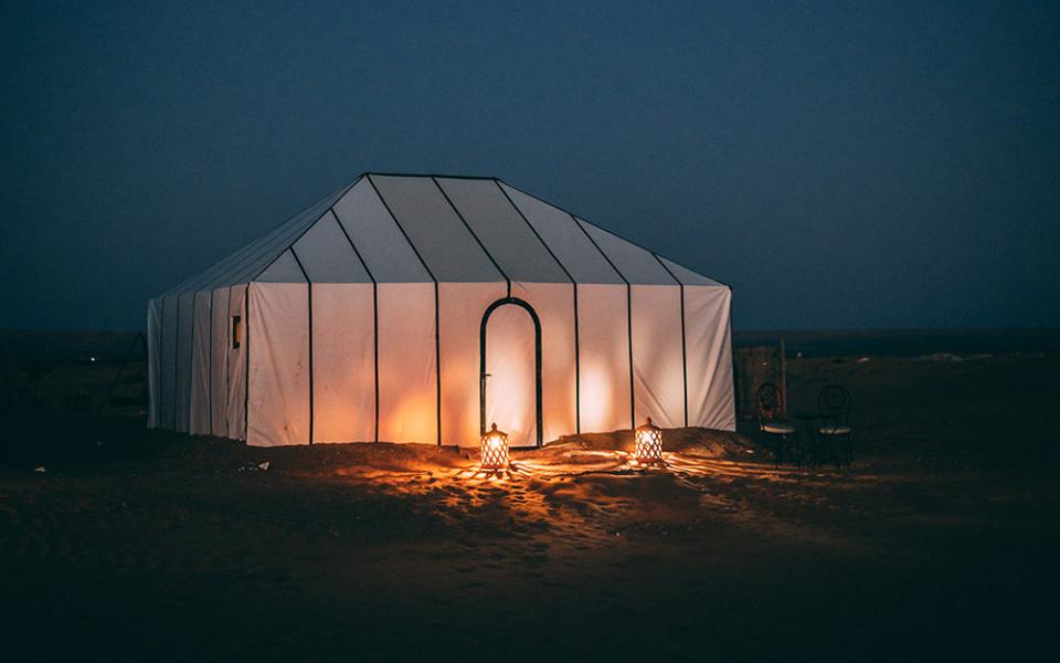 Tent of refuge (Pexels/Taryn Elliott)
