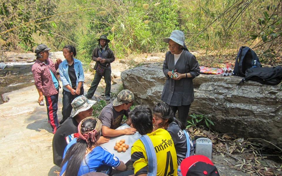 St. Paul de Chartres Sr. Marie-Agnes Suwanna Buasap works among the hill tribes in Chiang Mai, Thailand. The Thai government recently honored her as an "Outstanding Person Award for the Prevention and Suppression of Human Trafficking" for her efforts in fighting human trafficking. (Courtesy of Marie-Agnes Suwanna Buasap)