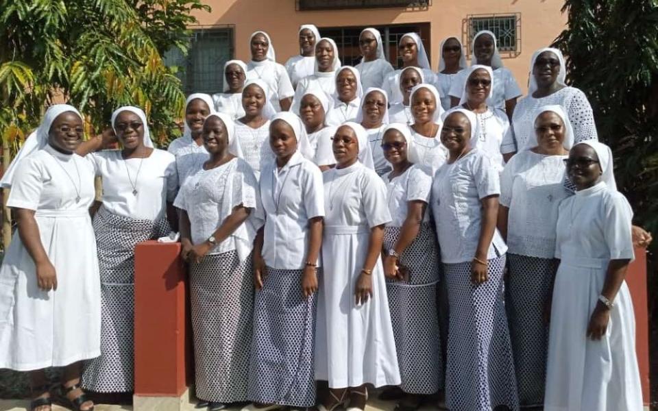 Among the recipients of the Anna Trust Foundation's new grant is the women's Conference of Major Superiors of the Ivory Coast, and their geriatrics curriculum project in partnership with the Higher Institute of Religious Life for use within religious communities. (Courtesy of The Anna Trust)