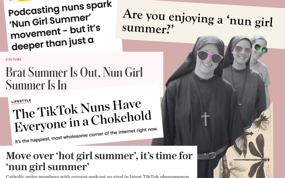 (GSR graphic/Olivia Bardo; photo: OSV News) 