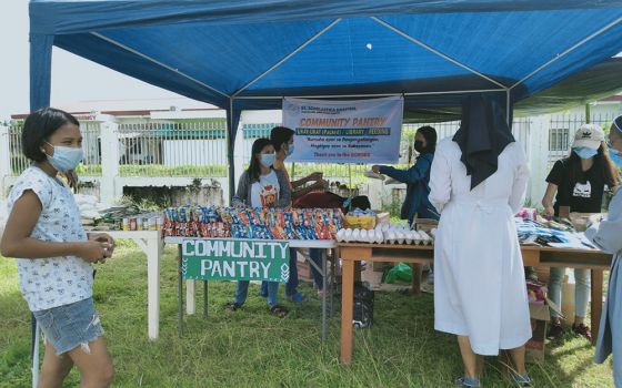 The Socio-Pastoral Apostolate implements the missionary endeavors of the Manila Priory, the religious house of the Missionary Benedictine Sisters in the Philippines. SPA sisters serve those on the margins with efforts like the pantry pictured above.