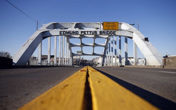 The Edmund Pettus Bridge is seen in Selma, Alabama, in 2015. (CNS/Reuters/Jim Young)