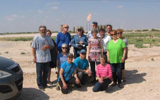 Members of New Mexico Interfaith Power and Light have gathered at oil and natural gas wells in the state in recent years to seek tighter controls on pollution that affects nearby communities. (CNS)
