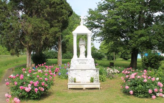 The Shrine of Our Lady of Prompt Succor on the grounds of the Ursuline motherhouse at Maple Mount, Kentucky (Courtesy of Ursuline Sisters of Mount St. Joseph)