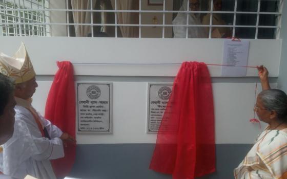 Bejoy D'Cruze and Dora D'Rozario inaugurate prayer house and residence.