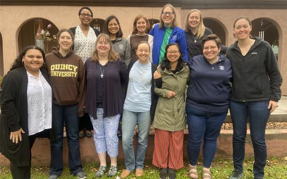 Members of Giving Voice attend the 2023 20s and 30s Giving Voice Retreat at Our Lady of Guadalupe Monastery in Phoenix, Arizona (Courtesy of Eilis McCulloh)