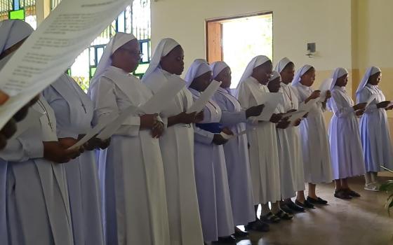 Religious women in the diocese of Zanzibar renewed their vows at the celebration of religious day in Zanzibar, held on the feast of the Presentation of the Lord. (Courtesy of Christine Masivo)