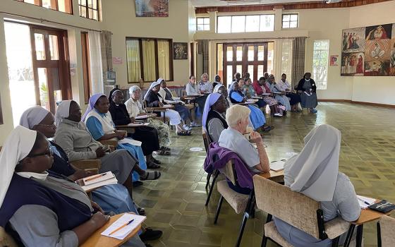 Sisters meet at the Mary Ward Center for the workshop "Accompanying victims of sexual and spiritual harm," organized by Voices of Faith International, in Nairobi, Kenya. (Courtesy of Mumbi Kigutha)