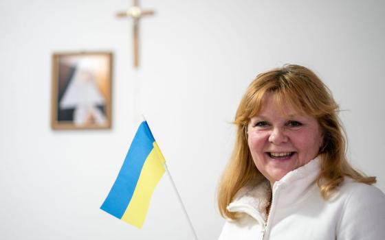 Svitlana Kruchynska, a refugee from Melitopol, Ukraine, left her home just as the Russian invasion began on Feb. 24, 2022. She crossed the border into Poland with her daughter Ruslana on March 1, and eventually moved into a residence owned by Dominican sisters in Krakow, Poland. (Gregg Brekke)