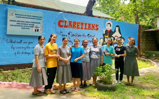 The Claretian Missionary Sisters at the congregation's house in Quezon City, Philippines (GSR photo/Oliver Samson)