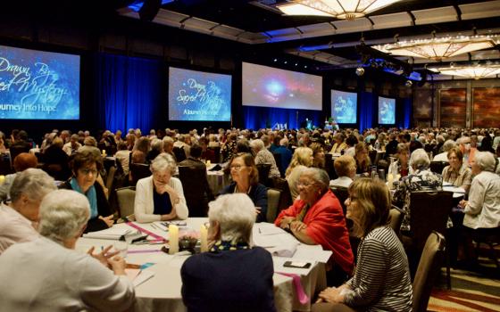 Nearly 900 sisters and guests are gathered Aug. 10 at the Leadership Conference of Women Religious assembly in Dallas. (GSR photo/Dan Stockman