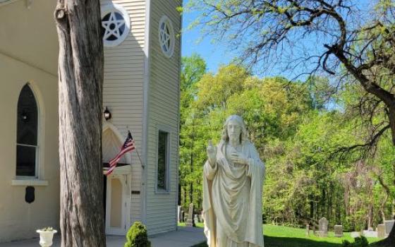 Sacred Heart Chapel dates to about 1741 and was built by Jesuits on the property known as White Marsh. Nearby graves are thought to hold the remains of people enslaved by the Jesuits. (Susan Rose Francois)