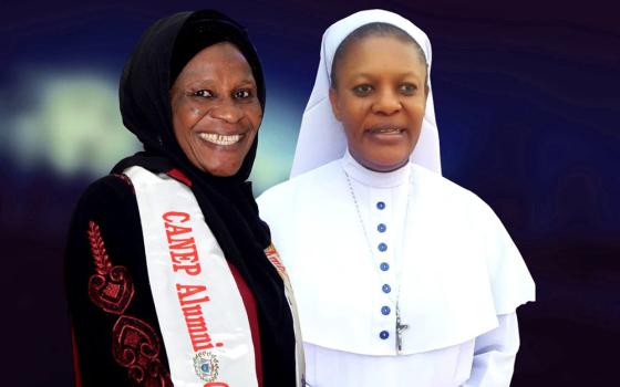 Alhaja Bola Usman, a Muslim woman who is a retired Nigerian Customs officer, and Sr. Agatha Chikelue, a member of the Congregation of Daughters of Mary Mother of Mercy, pictured in an undated photo, are building a movement of women of faith to stand up against violence and search for peaceful coexistence in Nigeria. (OSV News/Sr. Agatha Chikelue)