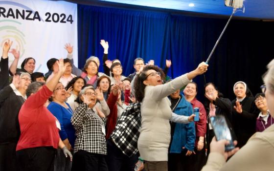 Participants in the Leadership Collaborative's Hope-Esperanza Conference take a group selfie Jan. 27 in Chicago.