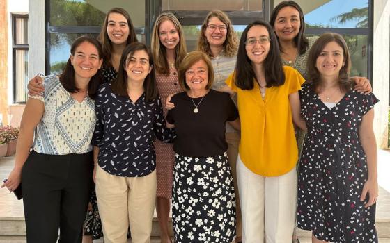 Laura Matthews (top row, second from left) helps run the preparation course for young, consecrated women preparing for Final Vows (Courtesy of Laura Matthews)