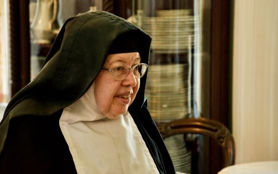 Sr. Rose Marie Kinsella at the Visitation Monastery in Mobile, Alabama, on March 14, 2023. Kinsella joined the Visitation Sisters almost by accident, as she meant to visit a Carmelite Monastery in 1965 but was taken to the wrong convent. (GSR photo/Dan Stockman)