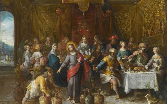 "The Marriage Feast At Cana" by Frans Francken the Younger (1581-1642) (Artvee)