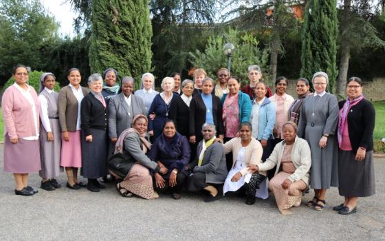 Sisters of Ste. Famille Bordeaux participating in a 10-day program on interculturality pose in Rome in November. 