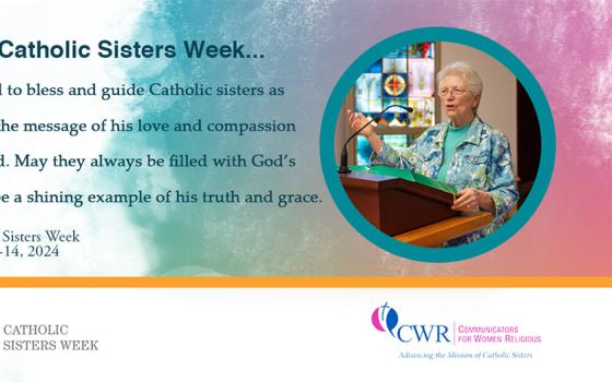 A prayer graphic designed for use during Catholic Sisters Week in 2024 (Courtesy of Catholic Sisters Week)