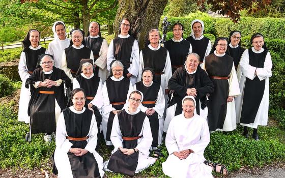 The Trappistine nuns at Our Lady of the Mississippi Abbey near Dubuque, Iowa (Courtesy of Bill Witt)