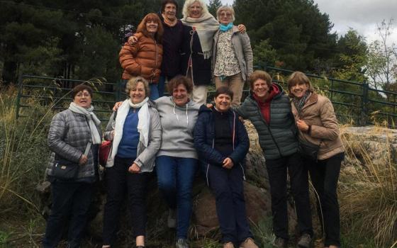 Magda Bennásar, second from the right, with members of the the Community of Magdala (Courtesy of Magda Bennásar) 